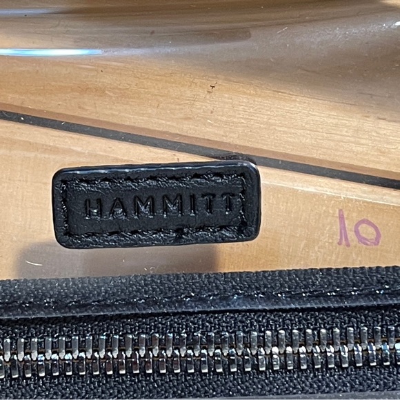 Hammitt Tony Small Bag Clear Plastic / Black Leather / Gunmetal Hardware - Picture 9 of 15